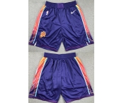 Men's Phoenix Suns Purple City Edition Shorts (Run Small)