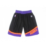 Men's Phoenix Suns adidas Black Throwback Short