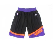 Men's Phoenix Suns adidas Black Throwback Short