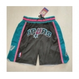 Men's San Antonio Spurs Black Pocket Shorts