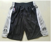 Nike San Antonio Spurs Black Swingman Shorts