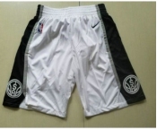 Nike San Antonio Spurs White Swingman Shorts