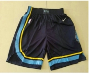 Men's Memphis Grizzlies Black 2019 Nike Swingman Stitched NBA Shorts