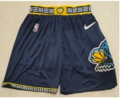 Men's Memphis Grizzlies Black Nike 75th Anniversary Diamond 2021 Stitched Shorts