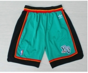 Men's Detroit Pistons Green Hardwood Classics Swingman Shorts