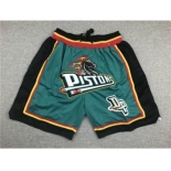 Pistons Green Pockets Just Don Mesh Shorts