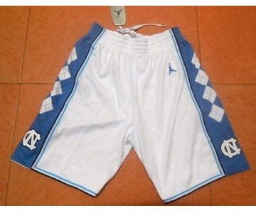 Men's North Carolina Tar Heels White Short