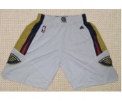 Men's New Orleans Pelicans White Basketball Shorts