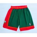 Men's Seattle Supersonics Green 1995-96 Hardwood Classics Swingman Shorts