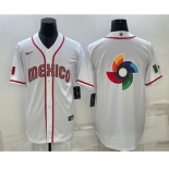 Men's USA Baseball Big Logo 2023 White World Classic Stitched Jersey