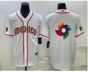 Men's USA Baseball Big Logo 2023 White World Classic Stitched Jersey