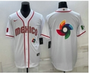 Men's USA Baseball Big Logo 2023 White World Classic Stitched Jerseys