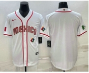 Men's USA Baseball Blank 2023 White World Classic Stitched Jersey