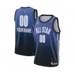 Men's 2023 All-Star Active Player Custom Blue Game Swingman Stitched Basketball Jersey