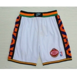 1995 All-Star White Hardwood Classics Swingman Shorts