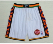 1995 All-Star White Hardwood Classics Swingman Shorts