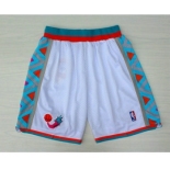 1996 All-Star White Hardwood Classics Swingman Shorts