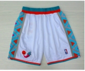 1996 All-Star White Hardwood Classics Swingman Shorts