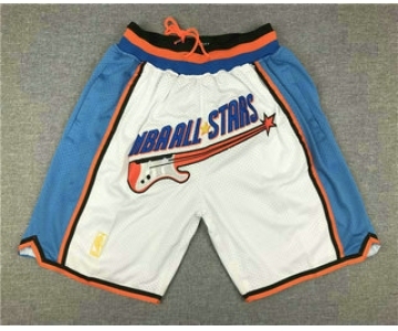 1997 NBA All-Star Shorts (White) JUST DON By Mitchell & Ness