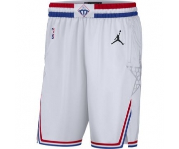 2019 NBA All-Star White Jordan Brand Swingman Shorts