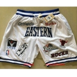 All-Star Eastern White JUST DON By Mitchell & Ness Shorts