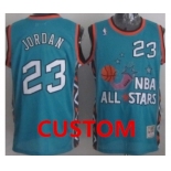 Custom NBA 1996 All-Star Green Swingman Throwback Jersey