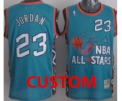 Custom NBA 1996 All-Star Green Swingman Throwback Jersey