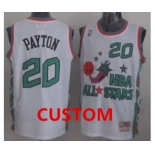 Custom NBA 1996 All-Star White Swingman Throwback Jersey