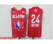 Men's Custom The Jordan Brand 2020 All-Star Game Swingman Stitched Red NBA Jersey