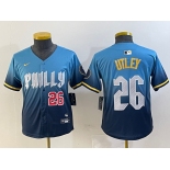 Youth Philadelphia Phillies #26 Chase Utley Blue 2024 City Connect Limited Stitched Jerseys