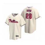 Youth Philadelphia Phillies #28 Alec Bohm Cream Alternate Jersey