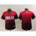 Youth Philadelphia Phillies Blank Red 2024 City Connect Limited Jersey