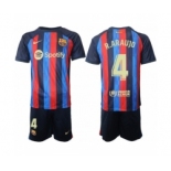 Barcelona Men #4 Soccer Jerseys 002