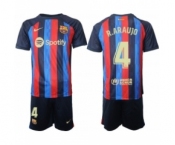 Barcelona Men #4 Soccer Jerseys 002