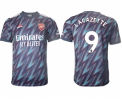 Arsenal F.C #9 Lacazette Away Soccer Jersey7