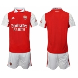 Men's Arsenal F.C Blank 2023 Red Home Soccer Jersey Suit