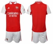 Men's Arsenal F.C Blank 2023 Red Home Soccer Jersey Suit