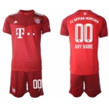 Men's FC Bayern München Custom Jersey With Shorts2