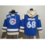 Men's Toronto Blue Jays #68 Jordan Romano Royal Ageless Must-Have Lace-Up Pullover Hoodie