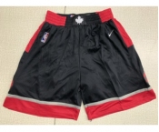 Raptors Black Nike Swingman Shorts