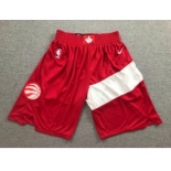 Raptors Red Earned Edition Nike Swingman Shorts