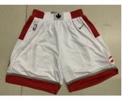 Raptors White Nike Swingman Shorts