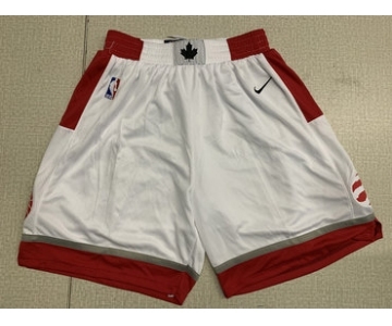 Raptors White Nike Swingman Shorts