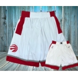 Toronto Raptors White Nike Swingman Shorts