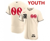 Youth Texas Rangers Customized Cream 2023 City Connect Stitched Baseball Jersey