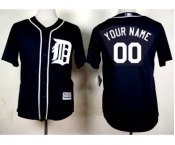 Youth Detroit Tigers Customized 2015 Navy Blue Jersey