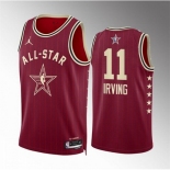 Men 2024 All Star #11 Kyrie Irving Crimson Stitched Basketball Jersey