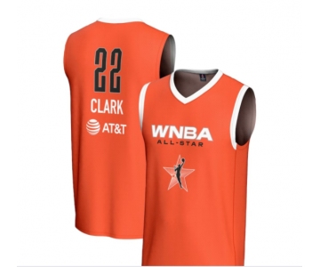 Caitlin Clark #22 Orange GameDay Greats Unisex 2024 WNBA All-Star Game Linghtweinght Replica jerseys