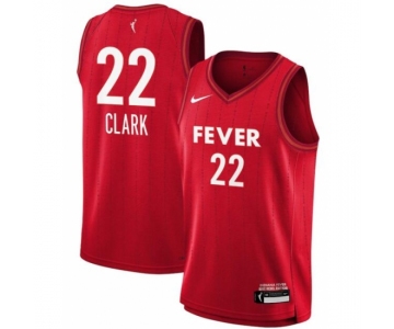 Men Indiana Fever Caitlin Clark #22 Red Stitched Basketball WNBA Jersey