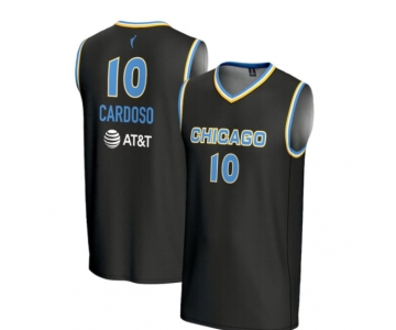 Men gameday greats angel #10 Cardoso Black chicago sky lightweight basketball jersey